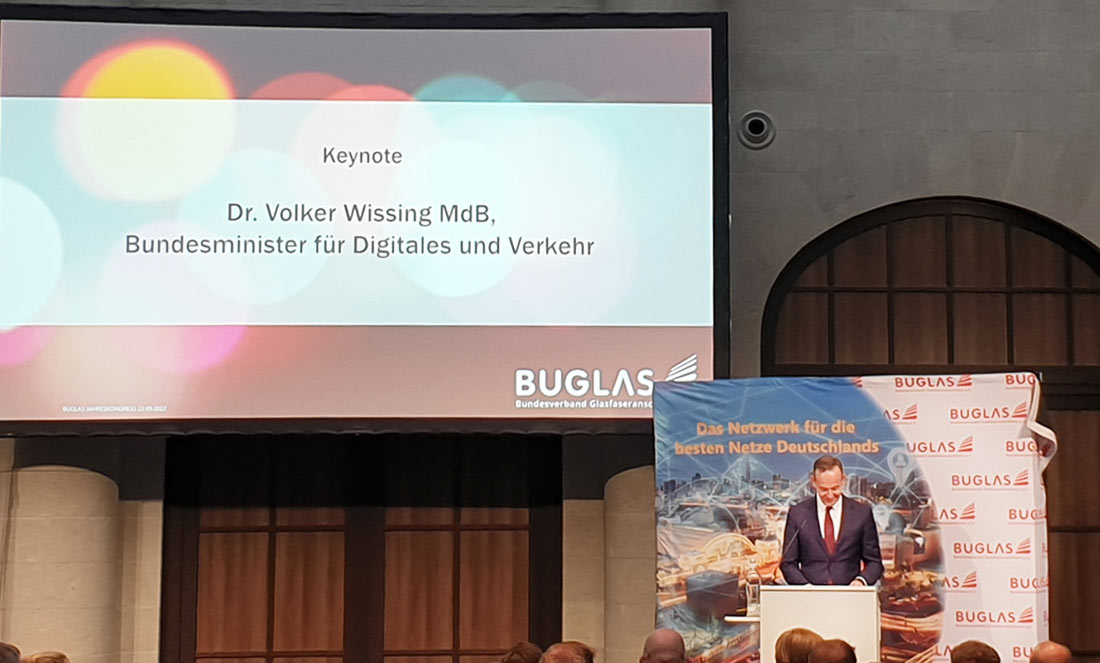 Volker Wissing, Redner beim Buglas Jahreskongress, Berlin